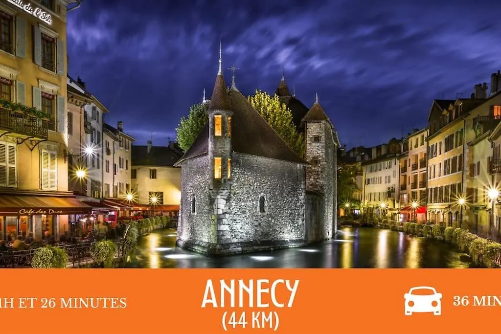 Zenbnb / Sandy / Parking Prive / 5 Pers. / Geant / Apartment Annemasse