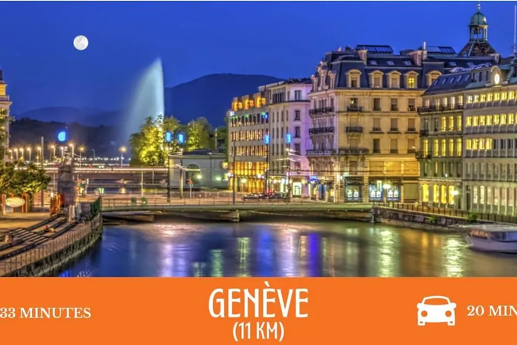 Zenbnb / Sandy / Parking Prive / 5 Pers. / Geant / Apartment Annemasse France