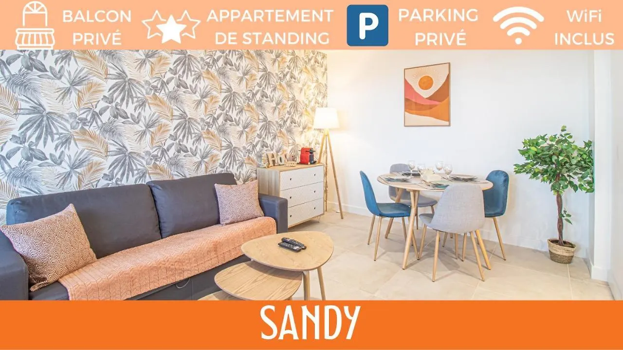 Zenbnb / Sandy / Parking Prive / 5 Pers. / Geant / Apartment Annemasse